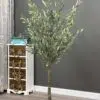 8301-8 (1) Elevate your interior with our gorgeous Artificial Olive Tree. Enjoy the charm of nature in your home or workspace all year round!