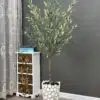 8301-8 (2) Elevate your interior with our gorgeous Artificial Olive Tree. Enjoy the charm of nature in your home or workspace all year round!