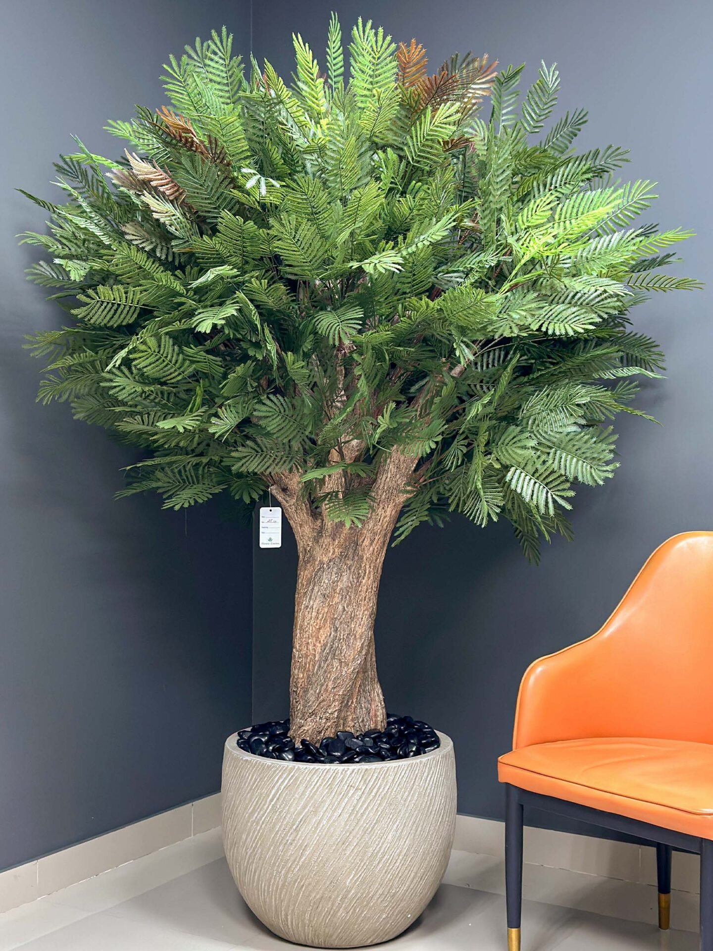 Transform any room with our stunning Artificial Ghaf Tree with Dense Green Foliage. It brings a touch of nature indoors. Order yours today!