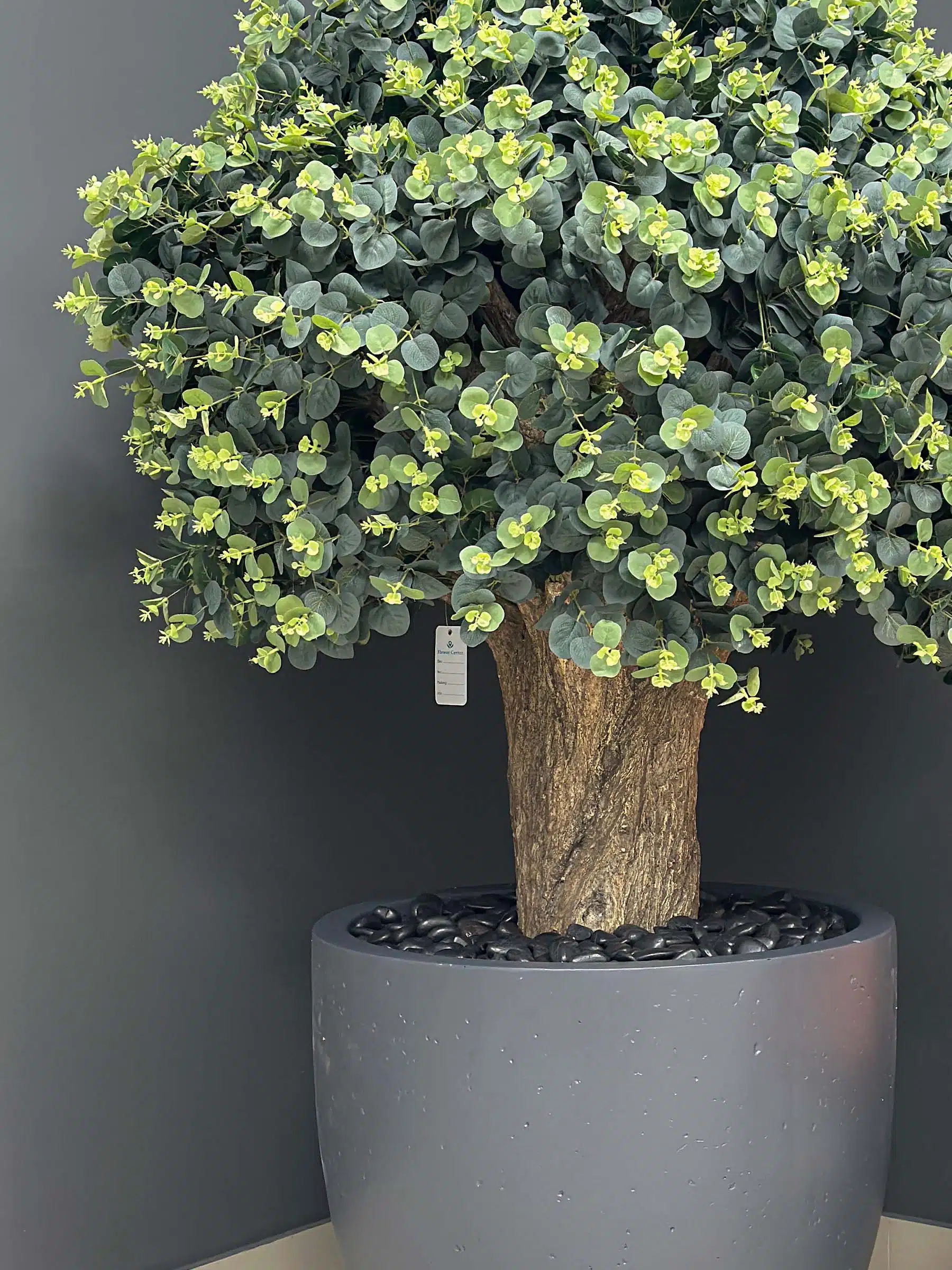 faux eucalyptus tree