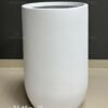 fiberglass white pot 75cm