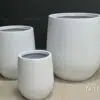 Fiberglass White Pot