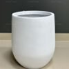 Fiberglass White Pot 44cm