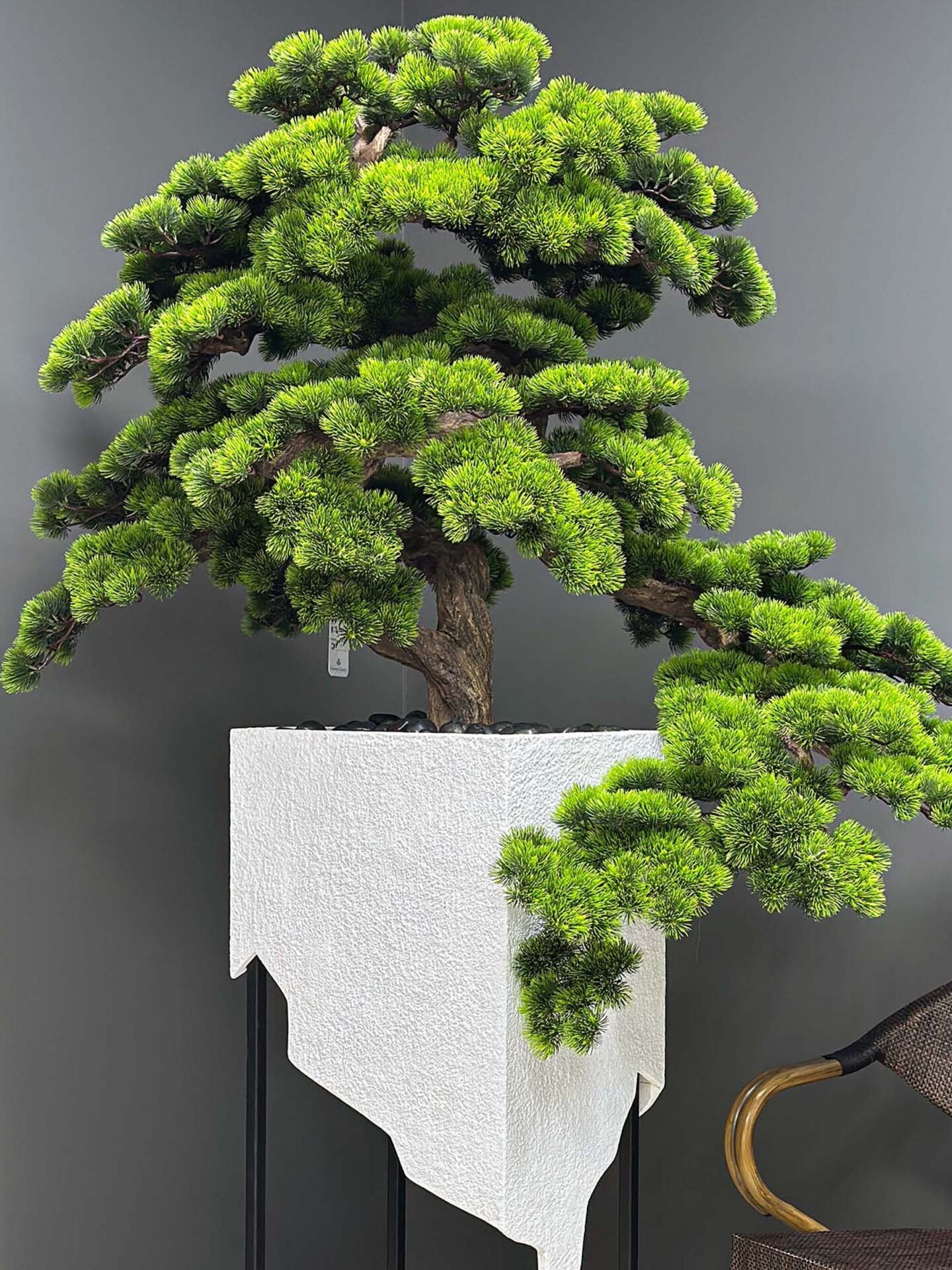 Elevate your space with this stunning Artificial Bonsai Tree! Its realistic design and stylish pot will bring everlasting beauty to any setting.