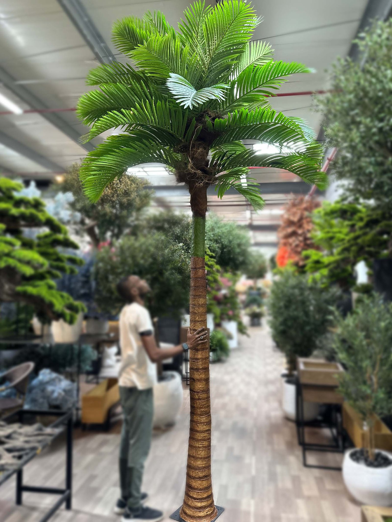 Transform your space with our stunning Artificial PALM TREE. Add natural artistry and tranquility effortlessly—shop now for yours!