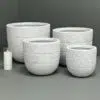 74-30GWH Fibre clay Pot - Durable Indoor/Outdoor Pots