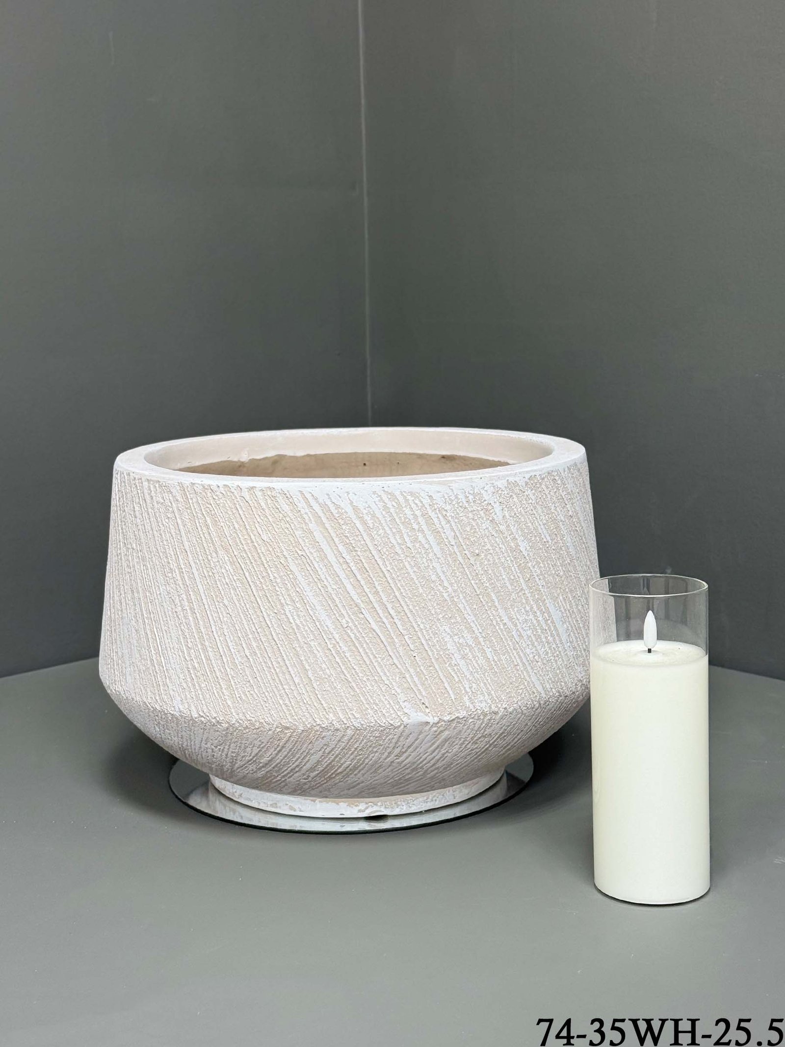 Fibre clay Pot - Durable Indoor/Outdoor Pots