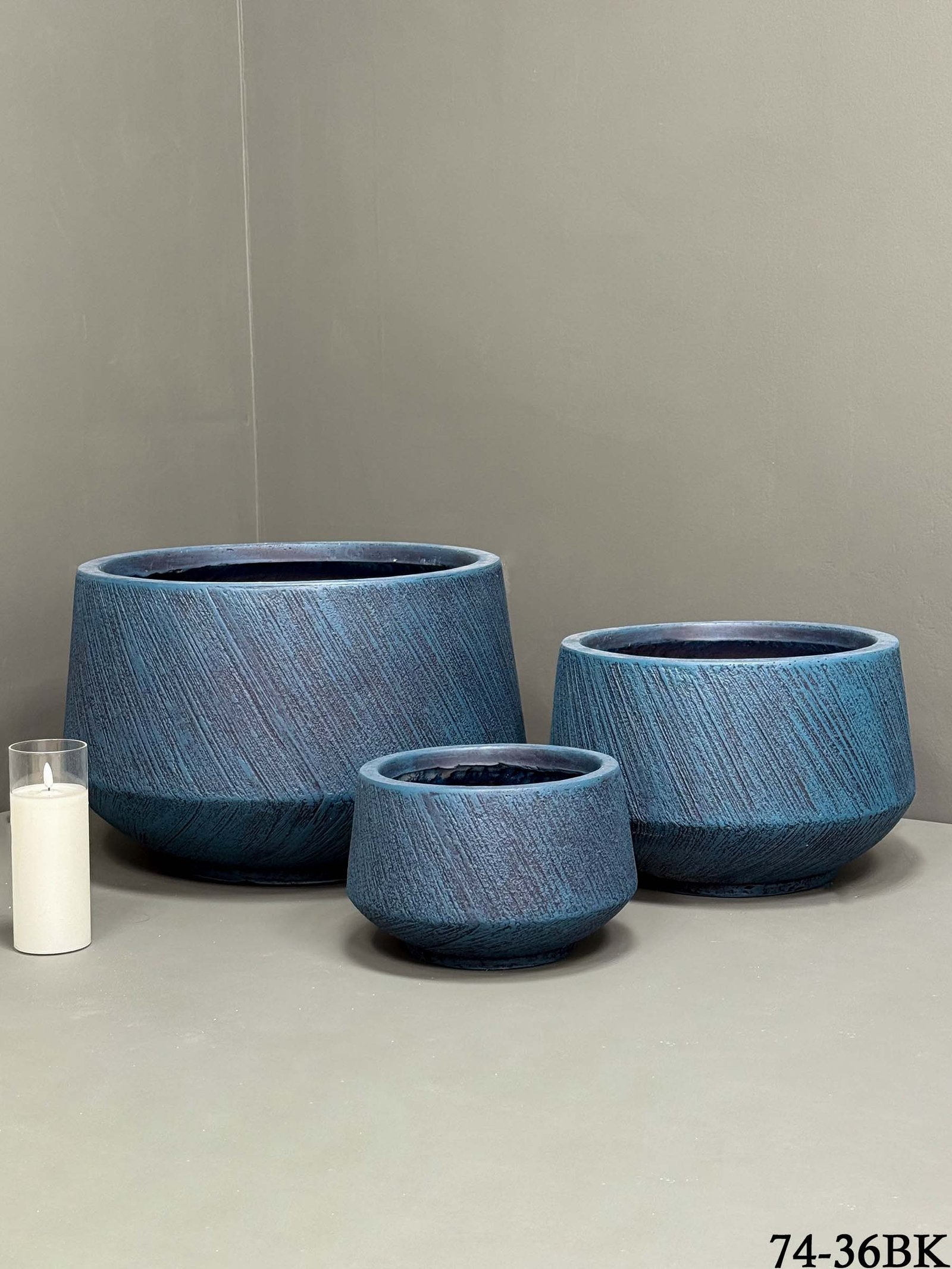 Fibre clay Pot - Durable Indoor/Outdoor Pots