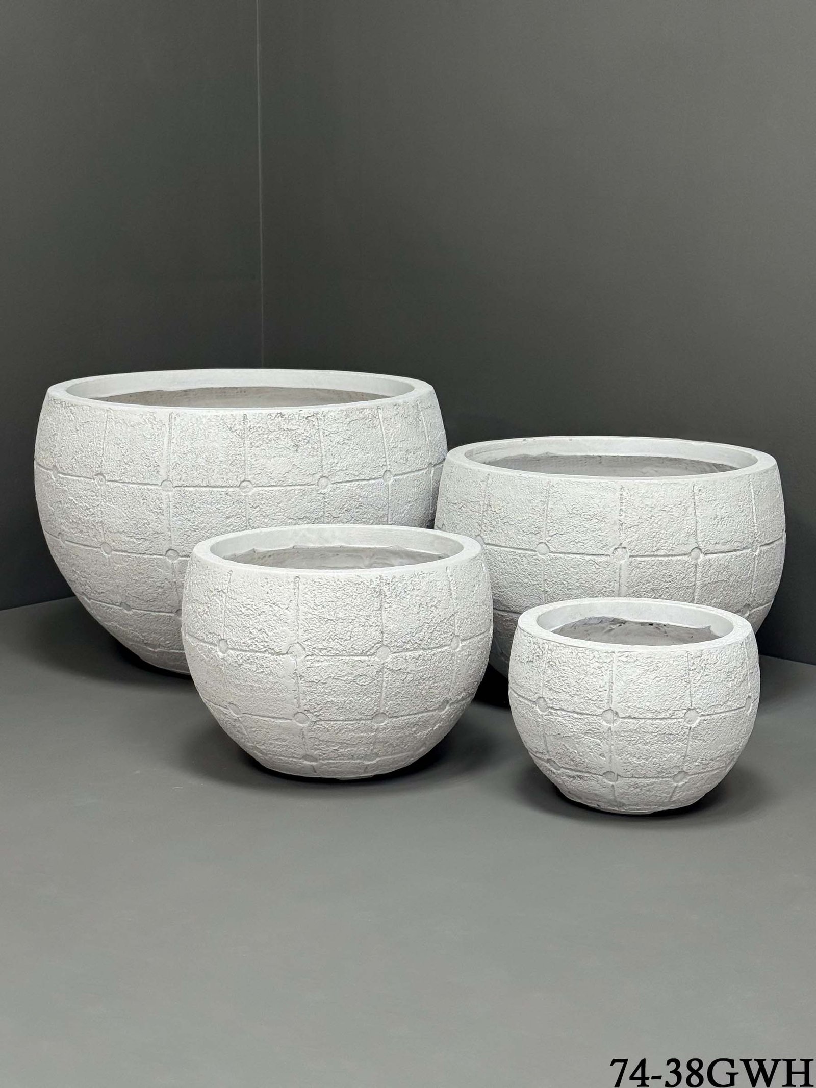 Fibre clay Pot - Durable Indoor/Outdoor Pots