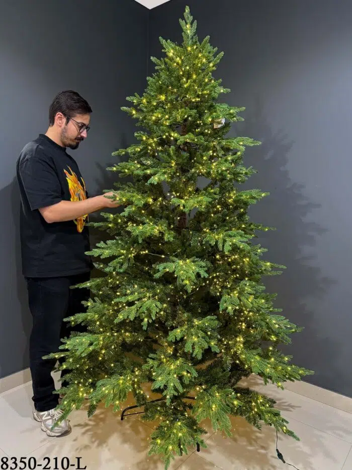 Illuminate Your Holidays with the Premium Pre-Lit Christmas Tree – 8350-210-L