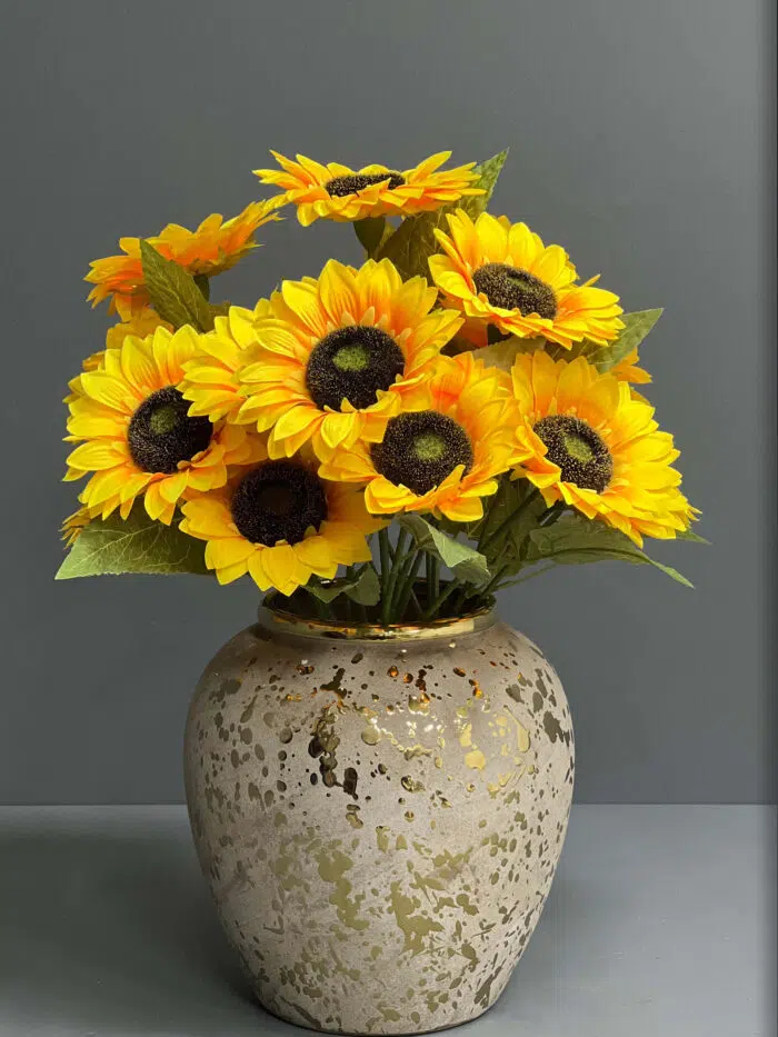 7F SUNFLOWER BUNCHES 4474-15