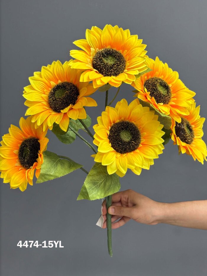 7F SUNFLOWER BUNCHES 4474-15